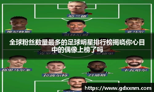 全球粉丝数量最多的足球明星排行榜揭晓你心目中的偶像上榜了吗